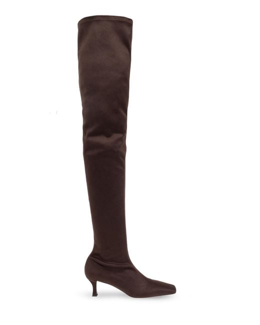 Proenza Schouler Brown Over-The-Knee High-Heeled Boots