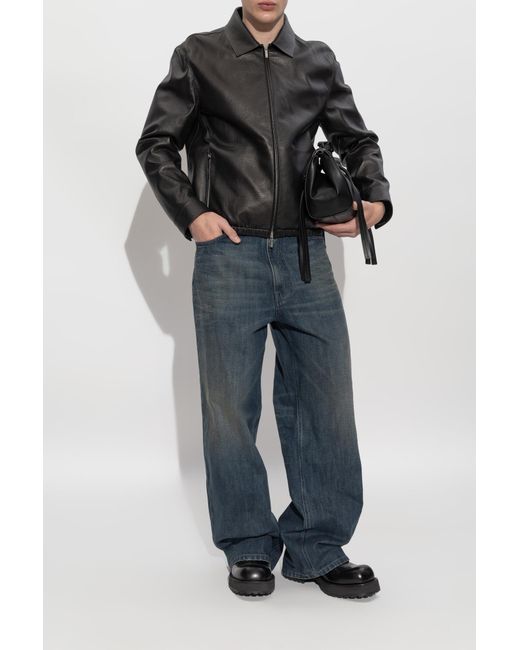 MM6 by Maison Margiela Blue Straight-Leg Jeans for men