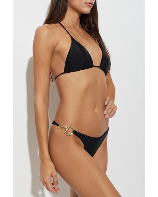 Moschino Black Bikini Top