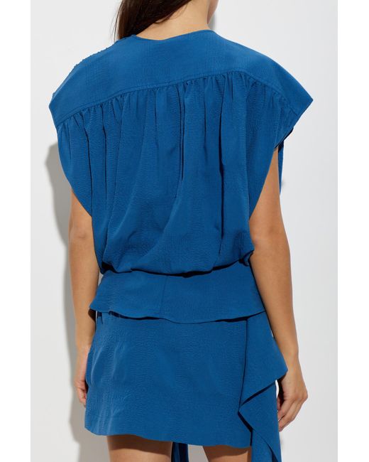 IRO Blue Top 'Phanny'