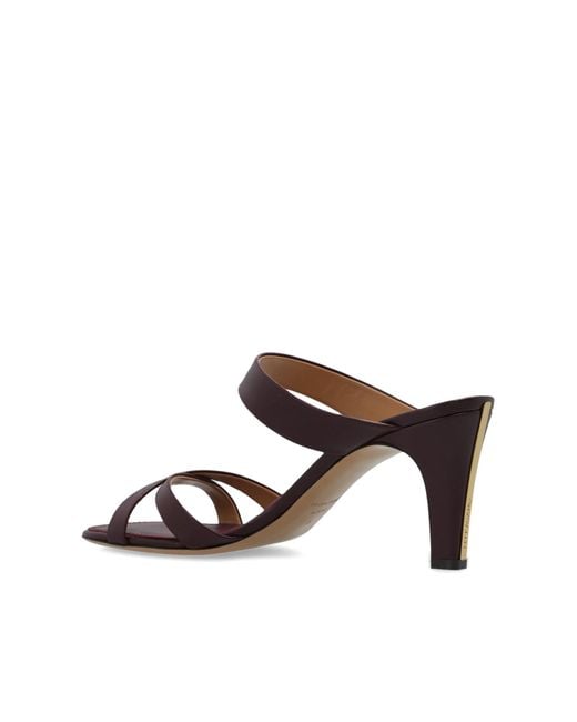 Ferragamo Purple 'Tami' Slides