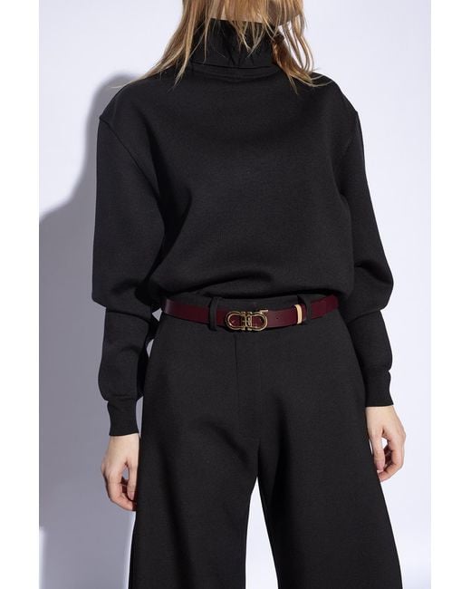 Ferragamo Natural Reversible Belt With Logo