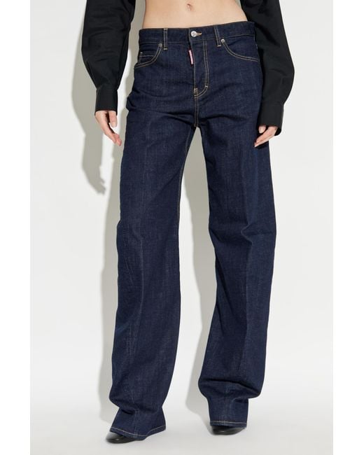DSquared² Blue 'D2 Twisted' Jeans