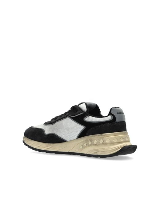 DSquared² Black Sport Shoes Sprinter
