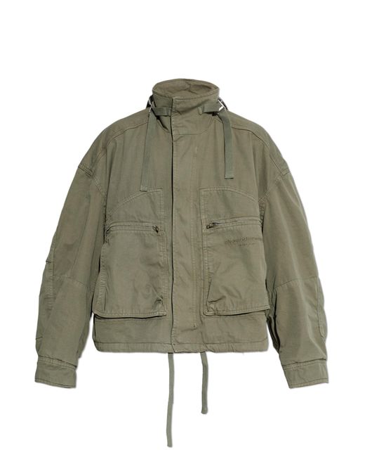 Alexander Wang Black Jacket With Logo