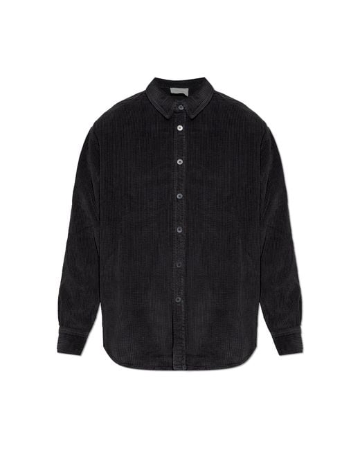 American Vintage Black T-Shirt With Printed Logo for men