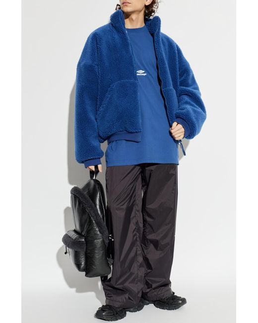 Balenciaga Blue T-Shirt From The 'Skiwear' Collection for men