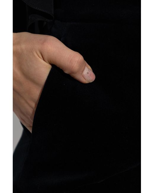 Chloé Black Velvet Trousers