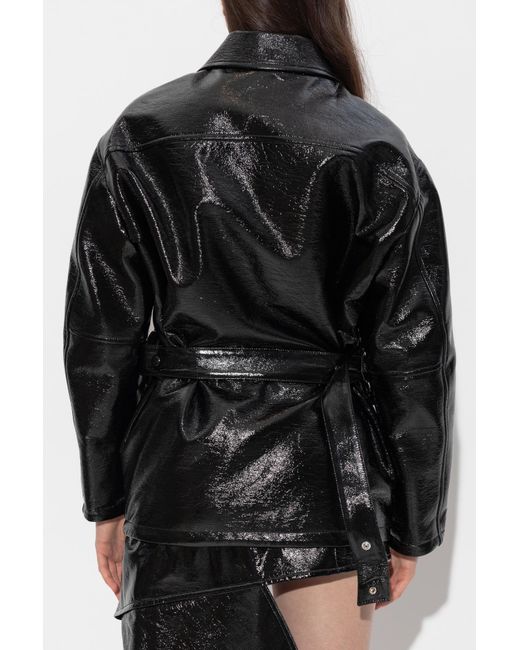 Courreges Black Lacquered Jacket