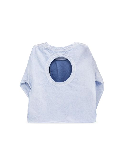 Issey Miyake Blue Bag With The Option To Wear As A Top
