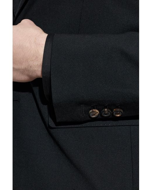DSquared² Black Wool Suit for men