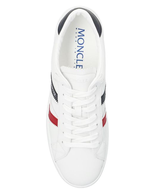 Moncler White 'monaco' Sneakers,