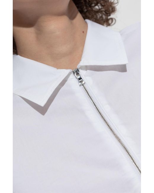Officine Generale White Shirt With Pocket