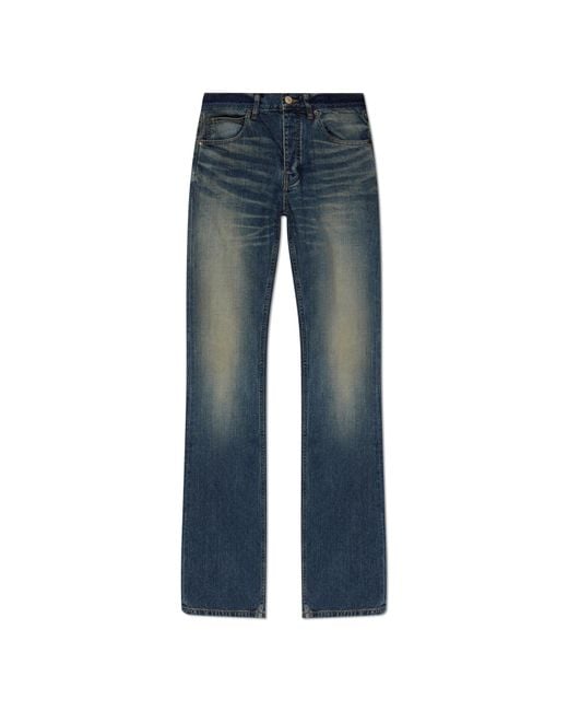 Balenciaga Blue Jeans With Vintage Effect