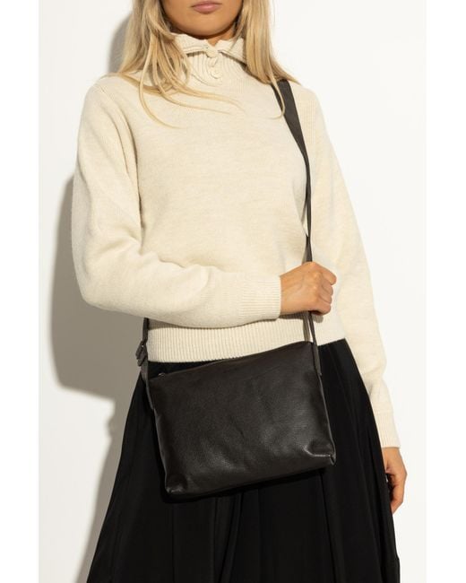 Lemaire Black 'Folio Small' Shoulder Bag