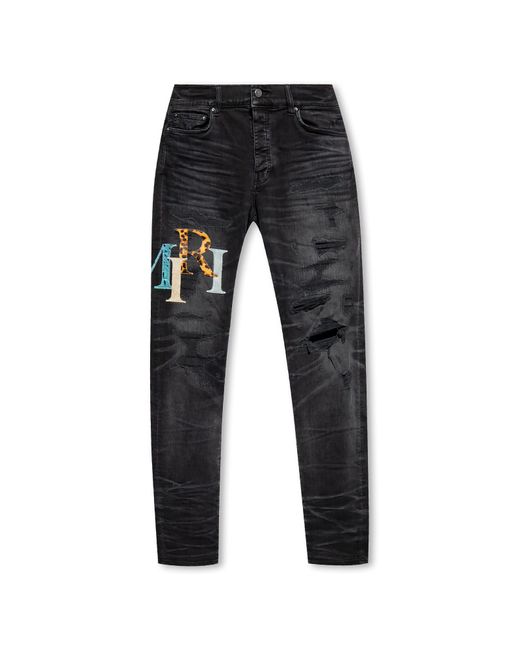 Amiri Tapered Jeans in Black for Men Lyst