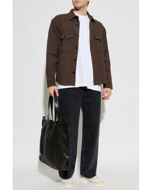 AllSaints Brown Shirt 'Kanda' for men