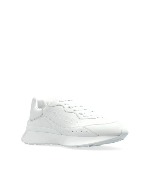 Alexander McQueen Black Sports Shoes With Logo for men