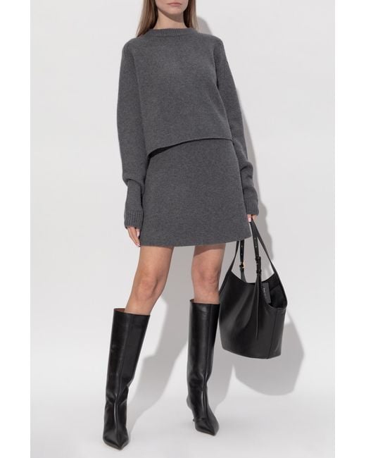 Lisa Yang Black Clare Short Skirt