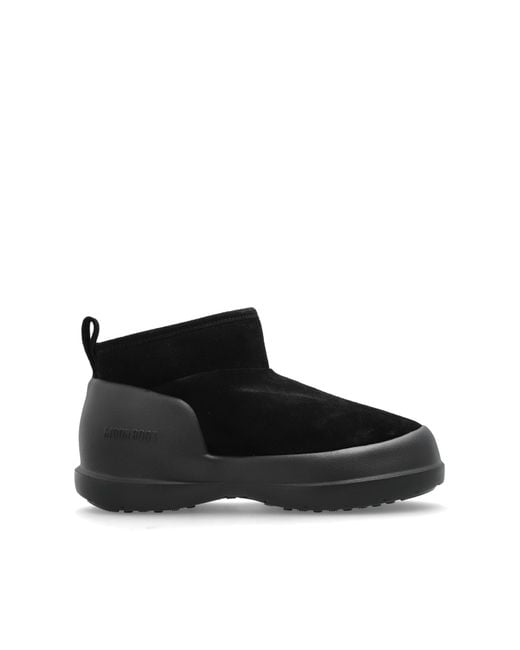 Moon Boot Black Mezzaluna Low' Snow Boots,