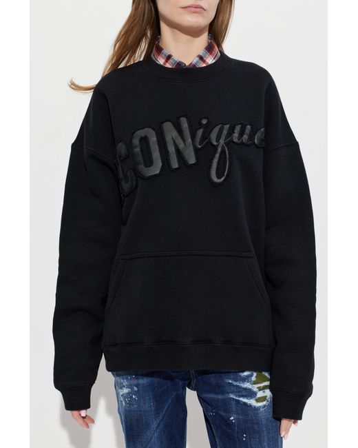 DSquared² Blue Sweatshirt With Patch