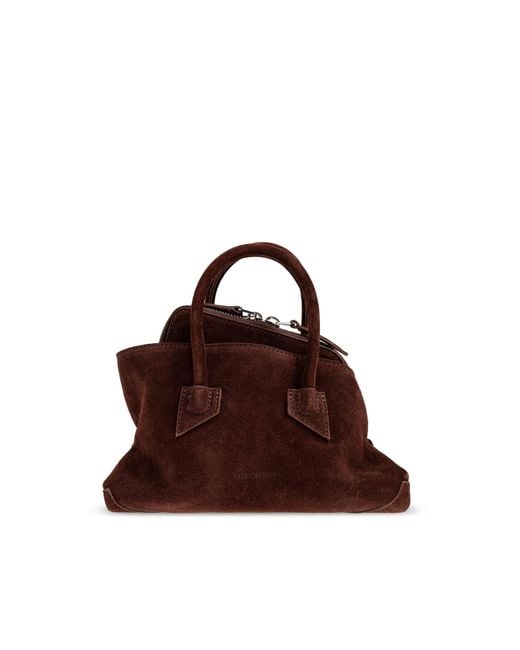 The Attico Brown Handbag 'La Passeggiata Mini'