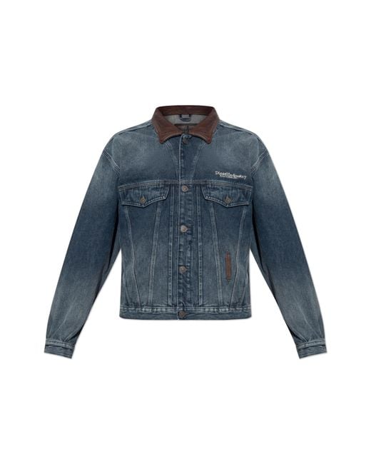 DIESEL Blue Denim Jacket 'D-Denver-S1'