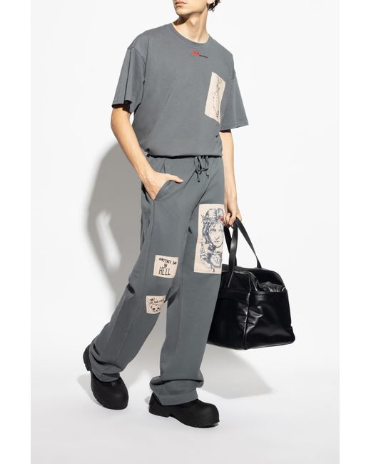DIESEL Gray X Damiano David for men