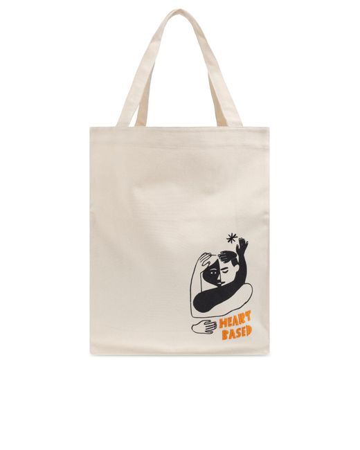 Samsøe & Samsøe White Bag Saheart Type Shopper
