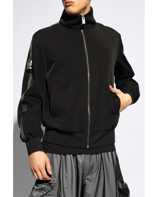 1017 ALYX 9SM Black Sweatshirt With Standing Collar, for men