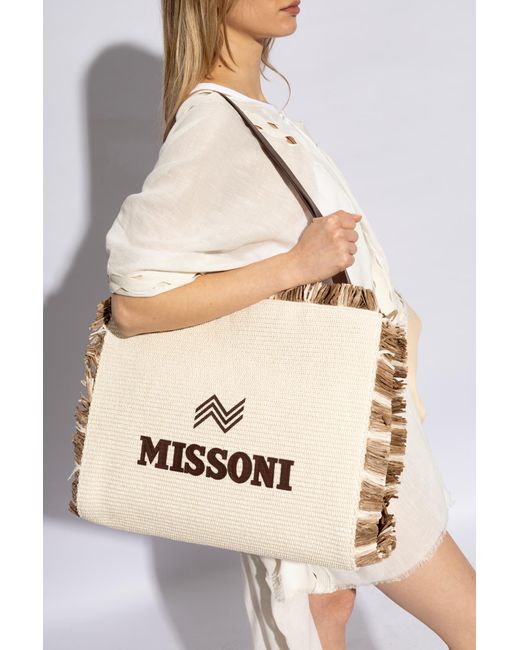 Missoni Natural ‘Shopper’ Type Bag