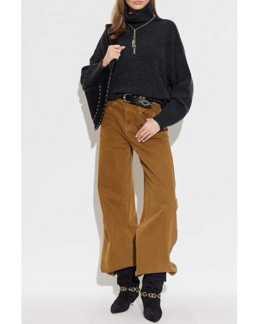 Isabel Marant Blue Turtleneck 'Brooke'