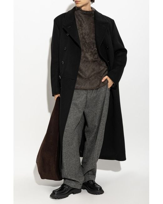 Lisa Yang Brown Cashmere Sweater 'Teis' for men