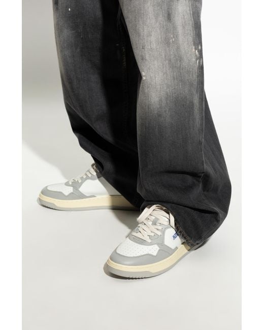 Autry White Sneakers 'Medalist Low' for men