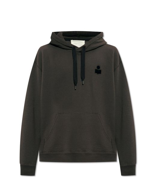Isabel Marant Black 'Matte' Hoodie for men