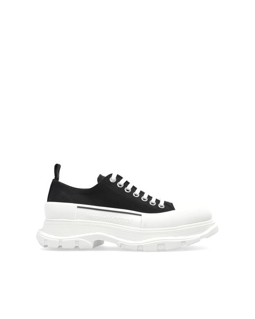 McQueen Black Platform Sneakers for men