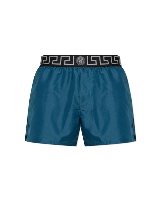 Versace Blue Swim Shorts for men