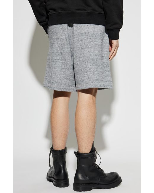 DSquared² Gray Cotton Shorts for men