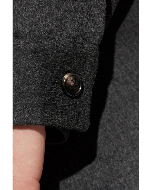 Bottega Veneta Black Cashmere Shirt for men