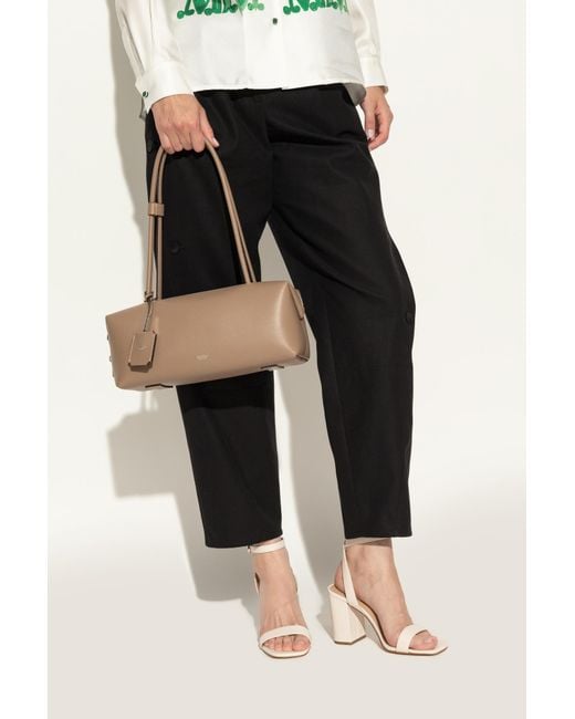 Max Mara White Shoulder Bag 'Holdallstring'