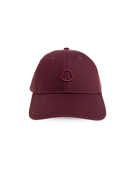 Moncler Red Baseball Cap