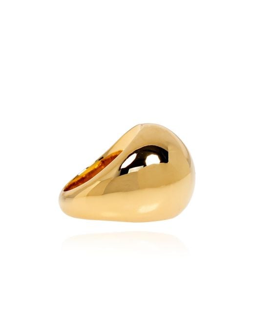 LIE STUDIO Brown Ring 'The Leah'