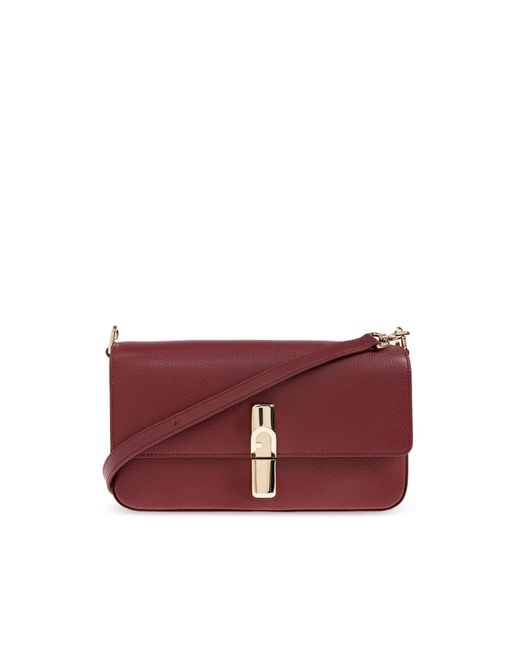 Furla Purple Shoulder Bag 'Iride Small'