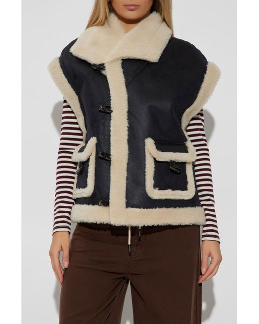 Munthe Black Vest 'Lurple'