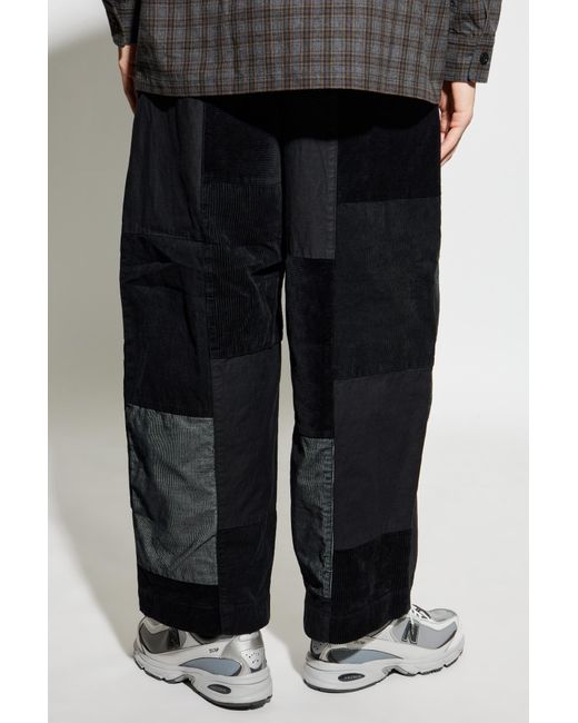 Comme des Garçons Black Trousers Made Of Combined Materials for men