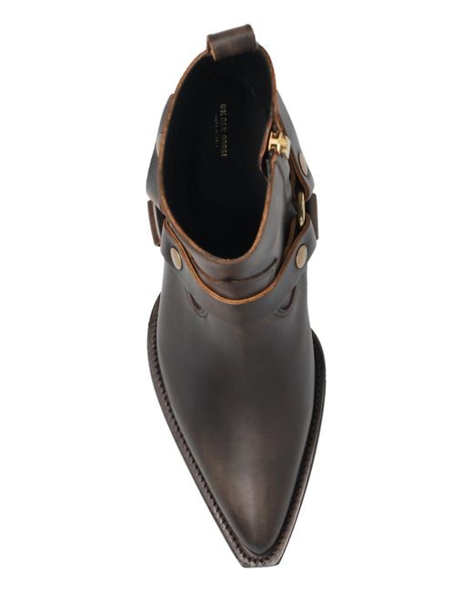 Golden Goose Deluxe Brand Black Leather Ankle Boots 'Debbie'