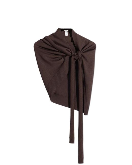 Lemaire Black Asymmetric Shawl