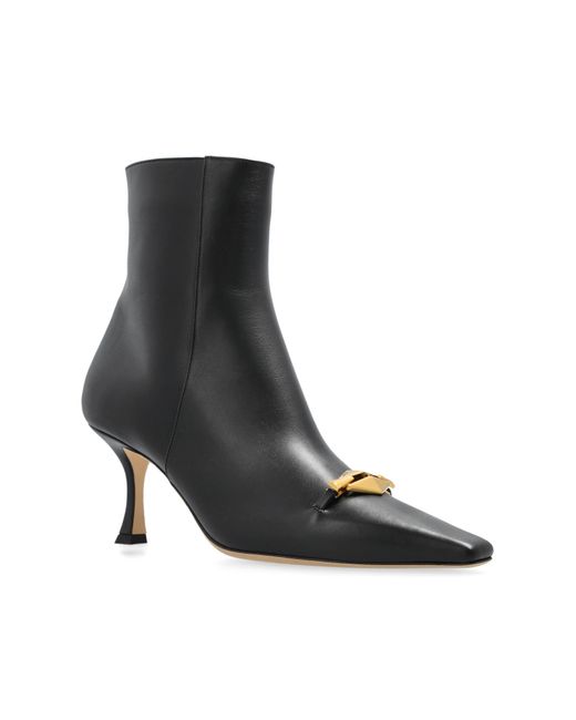 Jimmy Choo Black Heeled Ankle Boots Ryker Ab