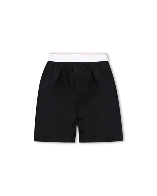 Alexander Wang Black Underwear Collection Shorts,