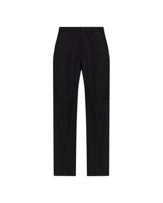 DSquared² Black Creased Trousers for men